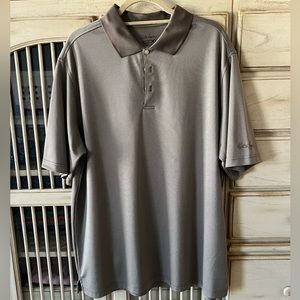 Walter Hagen Tan Golf Shirt